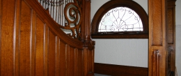 Salamanca, NY B & B Grand Wooden Staircase
