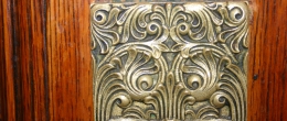 Salamanca, NY B & B Metal Doorknob Plate